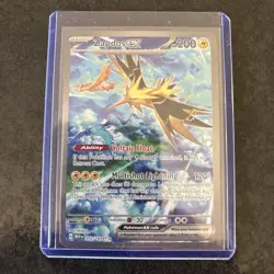 Zapdos ex 202/165 151 Special Illustration Rare Pokemon - Image 3