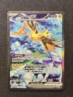 Zapdos EX 202/165 Special Illustration Rare - Scarlet Violet 151 - Pokemon Card - Image 1