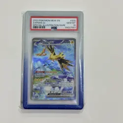 Zapdos ex 202/165 PSA 10 Pokemon Scarlet & Violet 151 Special Illustration Rare - Image 1