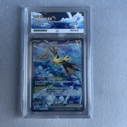 Zapdos ex SIR 202/165 Pokemon 151 ACE 9 Special Illustration Rare Slab - Image 2