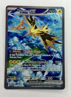 Zapdos ex 202/165 Special Illustration Rare 151 Pokemon - Image 1