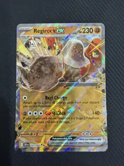 Pokemon TCG Card Regirock EX 101/182 Double Rare Destined Rivals (1) - Image 1