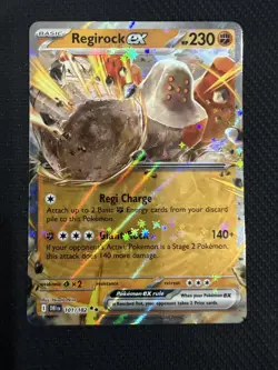 Pokemon TCG Card Regirock EX 101/182 Double Rare Destined Rivals (2) - Image 1