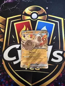 Pokemon Regirock EX 101/182 Double Rare Holo Card S&V Destined Rivals - Image 1
