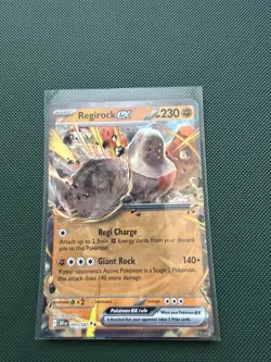 Regirock ex - 101/182 - SV10: Destined Rivals NM Pokemon Card - Image 1