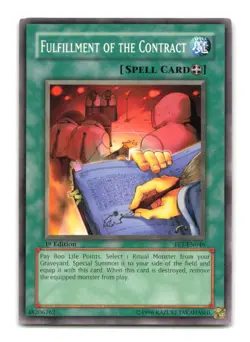 Fulfillment of the Contract - FET-EN046 1st Edition - YuGiOh-LP - Image 1