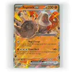 Pokemon - Regirock ex - 101/182 - SV Destined Rivals - Half Art Card - Image 1