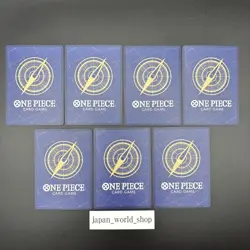 The Best Storage Box Promo Gold Flame Parallel Set of 7 One Piece Card Japanese - Image 3
