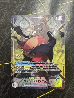 Marshall.D.Teach Alt Art Leader OP16-080 One Piece TCG B - Image 1