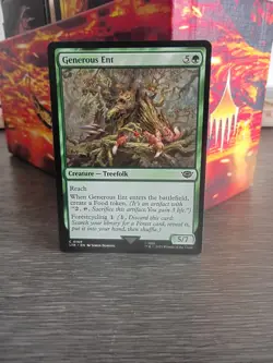 Wizards of the Coast MTG LTR Generous Ent Common 0169 EN Green Regular - Image 1
