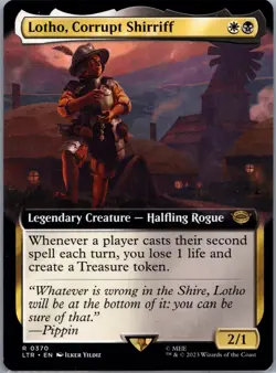 Mtg LOTHO, CORRUPT SHIRRIFF EXTENDED ART NM LTR 0370 -Argo- - Image 1