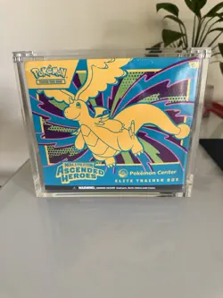 Ascended Heroes ETB Pokemon Center Exclusive New Sealed TCG With Acrylic Case - Image 1
