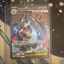 Mega Charizard x EX 023 Me: Mega Evolution Promo Holo Pokemon Card Unopened - Image 1