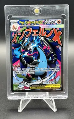 Pokemon TCG Mega Charizard x Ex 023 Black Star UPC Promo Card - Image 1