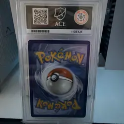 Mega Charizard X EX 023 Mega Evolution Promo Holo Pokemon Card Ace 9 Graded Slab - Image 2