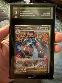 MEGA CHARIZARD X EX 023 Black Star Promo English Promo Pokemon Card MINT - Image 1