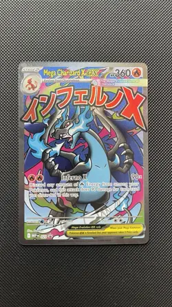 Mega Charizard x EX 023 Me: Mega Evolution Promo Holo Pokemon Card - Image 1