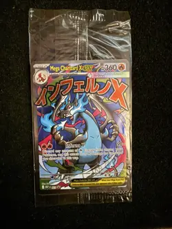 SEALED Mega Charizard X EX MEP 023 Oricorio 024 Pokemon UPC Promo Full Art Card - Image 1