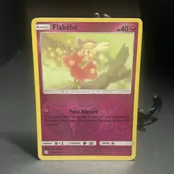 Flabebe Reverse Holo 40 HP Cosmic Eclipse 150/236 Basic English Pokemon TCG - Image 1