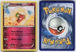 Whimsicott 56/98 Uncommon Ancient Origins Pokemon Reverse Holo MP - Image 3