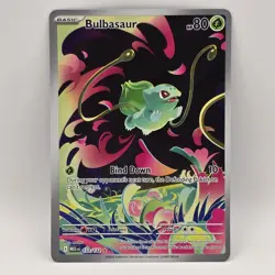 Bulbasaur 133/132 Mega Evolution Illustration Rare NM Holo Pokemon - Image 1