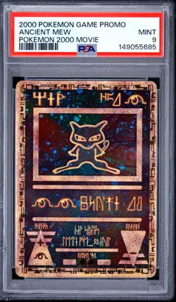 2000 POKEMON GAME MOVIE POKEMON 2000 MOVIE ANCIENT MEW PSA 9 - Image 1