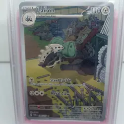 PSA 10 Lairon 184/167 Illustration Rare IR Twilight Masquerade Pokemon GEM Mint - Image 2