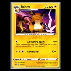 Pokemon - Raichu 050/195 - Silver Tempest - Non Holo - English - Image 1