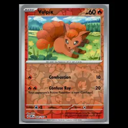 Obsidian Flames - Vulpix - 028/197 - Reverse Holo - Pokemon TCG - Image 1