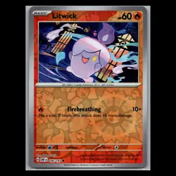 Obsidian Flames - Litwick - 036/197 - Reverse Holo - Pokemon TCG - Image 1
