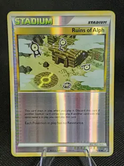 Ruins of Alph 76/90 HGSS Undaunted Pokemon Reverse Holo Pokemon TCG - Image 1