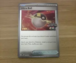 Ultra Ball 131/132 Mega Evolution NAIC 2026 STAFF Pokemon TCG Promo Card - Image 1