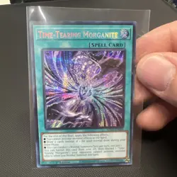Time-Tearing Morganite Prismatic Secret Rare MP24-EN088 Yugioh - Image 1