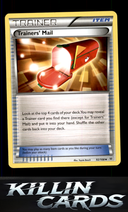 Trainers' Mail 92/108 Pokemon Uncommon XY - Roaring Skies Card LP - Image 1