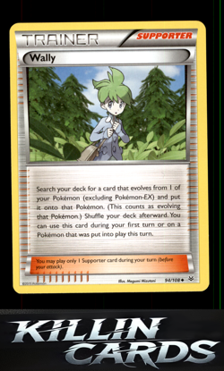 Wally 94/108 Pokemon Uncommon XY - Roaring Skies Card LP - Image 1