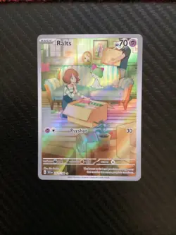 Pokemon TCG Ralts 211/198 Scarlet & Violet Base Set Illustration Rare Near Mint - Image 1