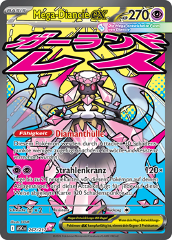 Pokemon Mega Diancie ex Erhabene Helden 267/217 - Image 1