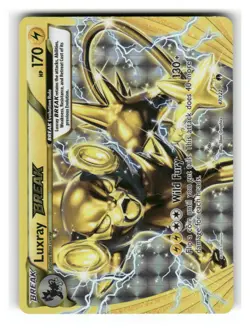 Luxray BREAK 47/122 BREAK Rare BREAKpoint Pokemon Holo Lightly Played - Image 1