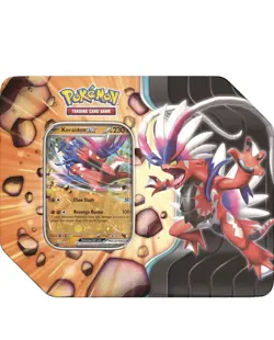Pokemon TCG Slashing Legends Koraidon ex Tin Factory Sealed 2025 - Image 1