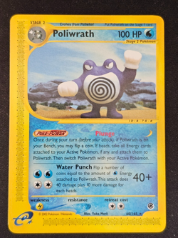 Pokemon TCG Poliwrath 60 Expedition Base Set Mint Near Mint (non-holo_ - Image 1