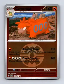 Camerupt (Quick Ball) 028/217 Uncommon Ascended Heroes Pokemon Reverse Holo NM - Image 1