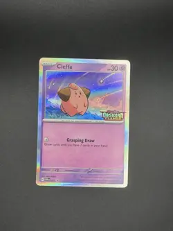 Pokemon Cards Cleffa 037 Obsidian Flames Promo Prerelease - Image 1