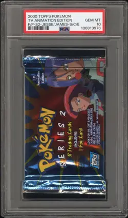 PSA 10 - TOPPS TV Animation Edition Series 2 (Team Rocket) Foil Pack - Pokemon - Image 1