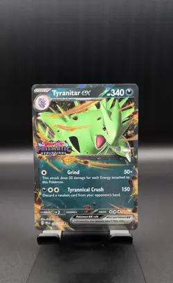 Tyranitar ex (Prismatic Evolutions Stamp) 064/131 Pokemon TCG Near Mint. - Image 1