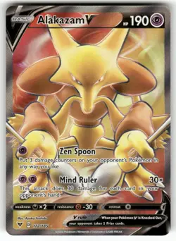 Alakazam V 172/185 Ultra Rare Vivid Voltage Pokemon Near Mint - Image 1