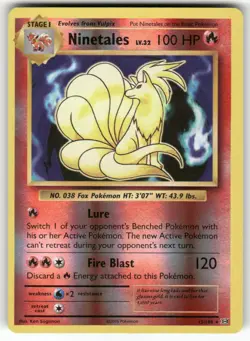 Ninetales 15/108 Holo Rare Evolutions Pokemon Reverse Holo Near Mint - Image 1