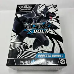 Pokemon TCG Scarlet & Violet Black Bolt Booster Bundle Factory Sealed - Image 1