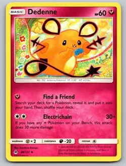 Dedenne 88/131 Uncommon Forbidden Light Pokemon Near Mint - Image 1