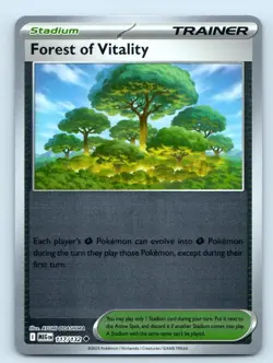 Forest of Vitality 188/217 Uncommon Ascended Heroes Pokemon Reverse Holo NM - Image 1