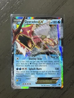 Pokemon TCG Breakpoint Gyarados EX Holo Ultra Rare 26/122 - Image 1